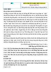 20 đề ôn thi tốt nghiệp THPT 2025 môn văn có lời giải chi tiết