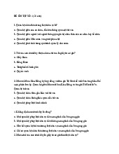 Đề Ôn Tập Luật Dân Sự | Đại học Kinh tế kỹ thuật công nghiệp