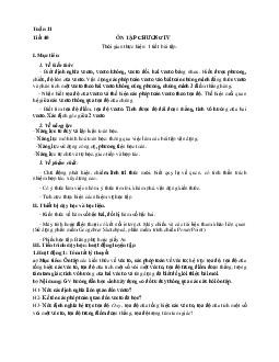 Giáo án Toán 10 Kết nối tri thức tuần 11