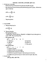 Tóm tắt các công thức tính toán môn kinh tế vĩ mô | Đại học Kinh tế Thành phố Hồ Chí Minh