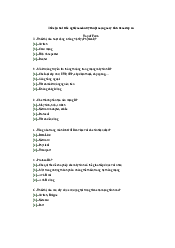 Bộ 160 câu hỏi trắc nghiệm Mạng máy tính | Đại học Bách Khoa Hà Nội