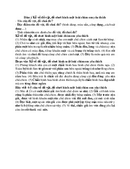 Hãy viết 4-5 câu về đồ vật, đồ chơi hình một loài chim em yêu thích | Tập làm văn lớp 2 | Cánh diều
