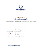 Ý tưởng khởi nghiệp phần mềm chăm sóc thú cưng Godes | Bài tiểu luận kết thúc học phần Kỹ năng Khởi nghiệp và lãnh đạo | Trường Đại học Phenikaa