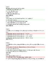 Đề cương môn tin học cơ bản - Trường Đại học lao động -  xã hội