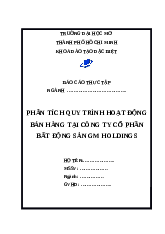 Báo Cáo Thực Tập - Quản trị học | Đại học Mở Thành phố Hồ Chí Minh