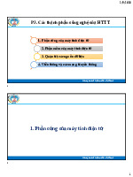 Bài giảng hệ thống thông tin quản lý: Các thành phần công nghệ của HTTT | Trường Đại học Kinh tế Quốc Dân
