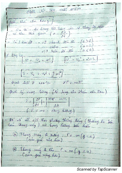 Tổng hợp kiến thức ôn tập môn Vật lí 10