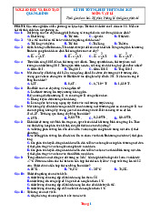Đề Thi Thử Tốt Nghiệp 2025 Vật Lí Sở GD Quảng Bình Giải Chi Tiết