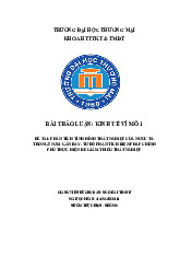 Phân tích thất nghiệp Việt Nam 2015-2019 | Bài thảo luận Kinh tế vĩ mô