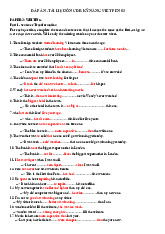 Đáp án, tài liệu ôn kỹ năng viết | Tiếng Anh Thương Mại | Đại học Hàng hải Việt Nam