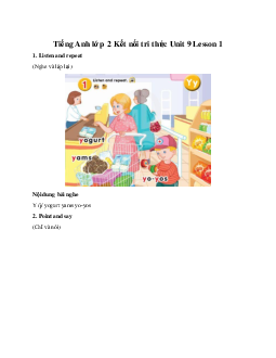 Unit 9 Lesson 1 | Tiếng Anh 2 Global Success