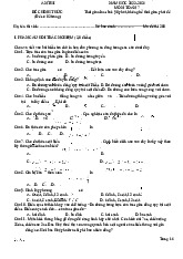 Đề Kiểm Tra Chất Lượng Cuối Học Kỳ II Môn Toán 7 Năm Học 2023-2024