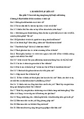 Câu hỏi ôn tập giữa kỳ môn Vi hoá sinh ứng dụng | Kỹ thuật môi trường | Đại học Hàng hải Việt Nam