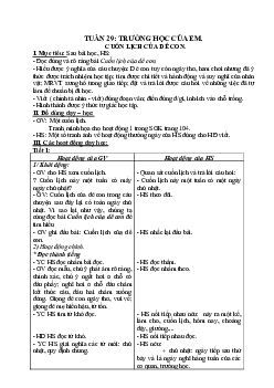 Giáo án Tiếng Việt 1 - Tuần 28 | sách Vì sự bình đẳng và dân chủ trong giáo dục
