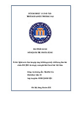 Nghiên cứu thực trạng áp dụng hệ thống quản lý chất lượng theo tiêu  chuẩn ISO 9001 tại công ty nước giải khát Coca Cola Việt Nam | Bài thảo luận quản trị chất lượng