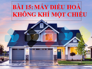 Bài 15. Máy điều hoà không khí một chiều | Bài giảng PowerPoint Công nghệ 6 | Cánh diều