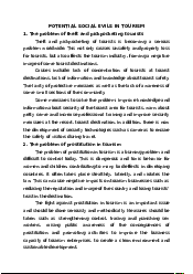 Các tệ nạn tiềm ẩn trong du lịch - Quản trị dịch vụ du lịch | Trường Đại học Tài nguyên và Môi trường Hà Nội