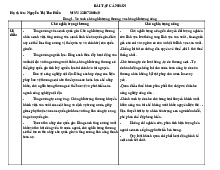 Bài tập cá nhân Kinh tế chính trị: So sánh chủ nghĩa trọng thương và trọng nông | Đại học Kinh tế kỹ thuật công nghiệp