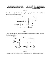 Đề thi Kỹ thuật điện kỳ 2 năm học 2021-2022 | Trường Đại học Công nghệ, Đại học Quốc gia Hà Nội