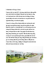 Nghiên cứu Chiến lược 4P và Công ty Canon | Kinh tế vĩ mô | Trường Đại học Khoa học Tự nhiên, Đại học Quốc gia Hà Nội