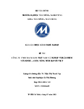 Báo cáo thực hành nghề nghiệp Môn Thực hành nghề nghiệp 1 | Trường Đại học Tài chính - Marketing