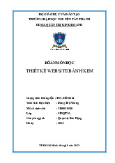 Thiết kế Website Bánh Kem | Đồ án môn Giao tiếp đa phương tiện trong kinh doanh