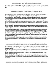 Câu hỏi ôn tập Môn Chủ nghĩa xã hội khoa học | Trường Cao đẳng Kinh tế - Kỹ thuật Công thương