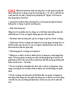 Đề cương Triết học Mác - Lênin