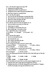 Học thuyết trung tâm và các khái niệm sinh học phân tử | Trắc nghiệm sinh học phân tử