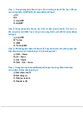 Đề cương môn Tin học - Trường Đại học Sư phạm – Đại học Huế.