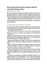 Nhân tố sinh thái là gì? Có mấy loại nhân tố sinh thái? Sinh học lớp 9