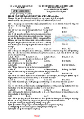 Đề Thi HSG Hóa 9 Sở GD Hà Tĩnh 2025-2026 Có Đáp Án