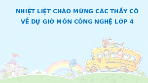 Giáo án điện tử Công nghệ 4 Bài 5 Cánh diều: Gieo hạt và trồng cây trong chậu (tiết 1)