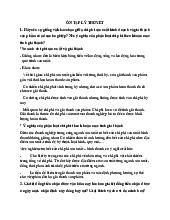 Ôn Tập Lý Thuyết Chi Phí Sản Xuất và Giá Thành Sản Phẩm | Môn Quản trị tài chính - Trường Cao đẳng Kinh tế - Kỹ thuật Công thương