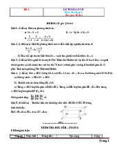 Tổng Hợp Các Đề Thi Học Kỳ II Toán 8 Có Ma Trận Và Đáp Án