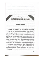 Chương 8 Mặt chủ quan của tội phạm | Môn Luật hình sự - Trường Đại học Luật Hà Nội
