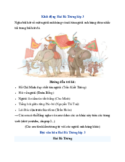 Giải SGK Tiếng Việt 3 trang 102, 103 Bài 23: Hai Bà Trưng - Đọc | Kết nối tri thức