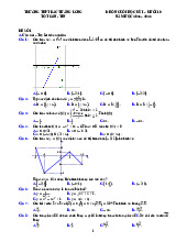 Đề cương cuối kì 1 Toán 10 năm 2025 – 2026 trường THPT Bắc Thăng Long – Hà Nội