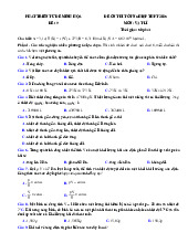Đề thi thử tốt nghiệp THPT 2025 môn Vật lí bám sát đề minh họa - Đề 19