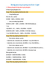 Dạng bài tập phản ứng xà phòng hóa | Chuyên đề Hóa 12