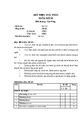 Giới thiệu về học phần | Môn Lý sinh học | Trường Đại học Y Dược , Đại học Quốc gia Hà Nội