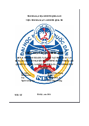 Giải quyết vấn đề thất nghiệp - Triết học Mác Lenin | Đại học Kinh Tế Quốc Dân