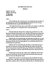 Bài kiểm tra giữa kì cơ sở dữ liệu | Môn tin học đại cương