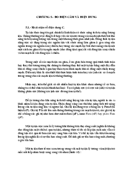 Lý thuyết bài giảng môn Kỹ thuật cảm biến và đo lường nội dung chương 5: Đo điện cảm và điện dung