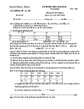Đề thi xác suất thống kê | Đại học Kinh tế kỹ thuật công nghiệp