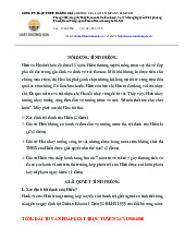 Bài tập tình huống môn Luật hình sự  | Trường Đại học Kinh doanh và Công nghệ Hà Nội