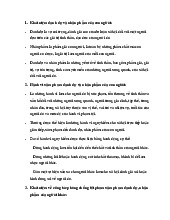 Nội dung bài 5: Khái niệm Danh dự và Nhân phẩm Con người