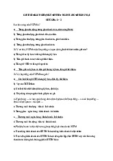 Câu hỏi Trắc nghiệm Ngân hàng Thương mại - Chương 1 và 2