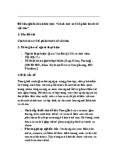 Cảnh báo xe ô tô phía trước có vật cản | Báo cáo tiểu luận Phương pháp nghiên cứu khoa học | Trường Đại học Phenikaa