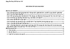 Đề cương lý thuyết Logic học đại cương | Trường Đại học Luật, Đại học Quốc gia Hà Nội